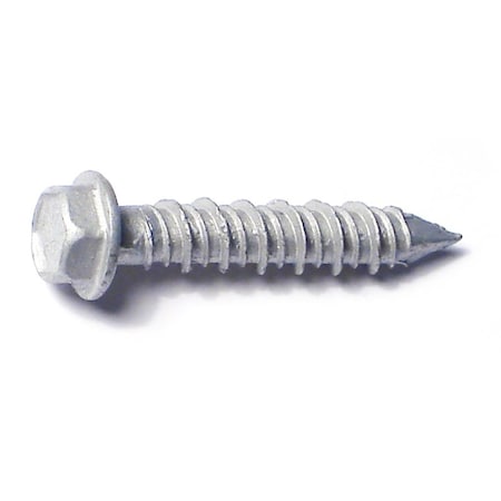 Red Head Tapcon Concrete Screw, 1/4" Dia., Hex, 1-1/4" L, 410 Stainless Steel 50 PK 50777